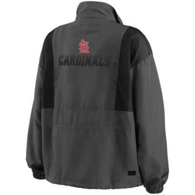 MLB St. Louis Cardinals Packable Half-Zip Jacket