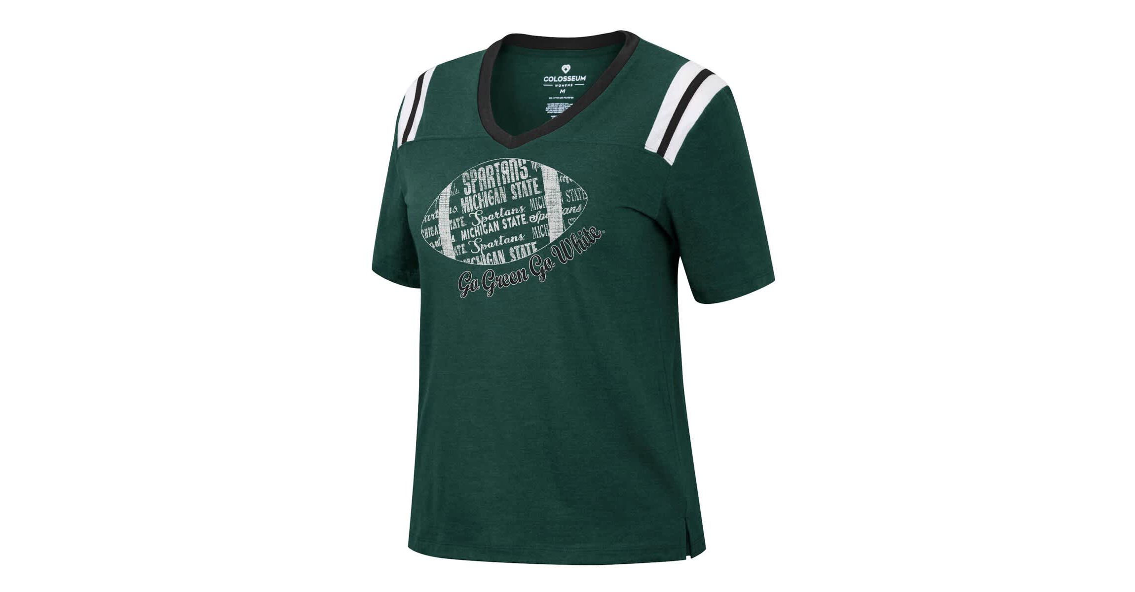 NCAA ed Michigan State Spartans 15 Min Early Football V-Neck T-Shirt