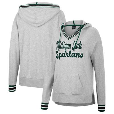 NCAA ed Michigan State Spartans Andy V-Neck Pullover Hoodie