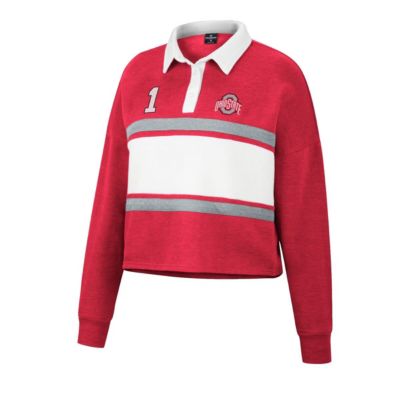 NCAA Ohio State Buckeyes I Love My Job Rugby Long Sleeve Shirt