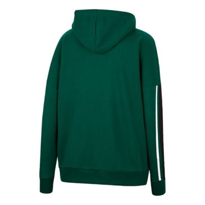 NCAA Michigan State Spartans Serena Oversized Sleeve Striping Pullover Hoodie