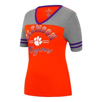 NCAA Clemson Tigers There You Are V-Neck T-Shirt