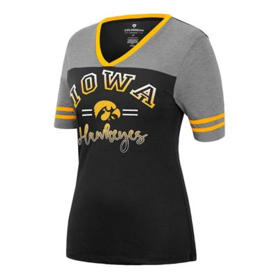 NCAA Iowa Hawkeyes There You Are V-Neck T-Shirt