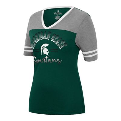 NCAA ed Michigan State Spartans There You Are V-Neck T-Shirt