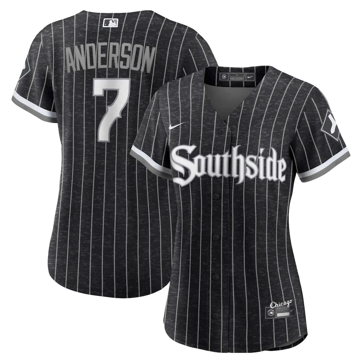 Chicago White Sox MLB Nike Tim Anderson Chicago Sox City Connect Replica Player Jersey