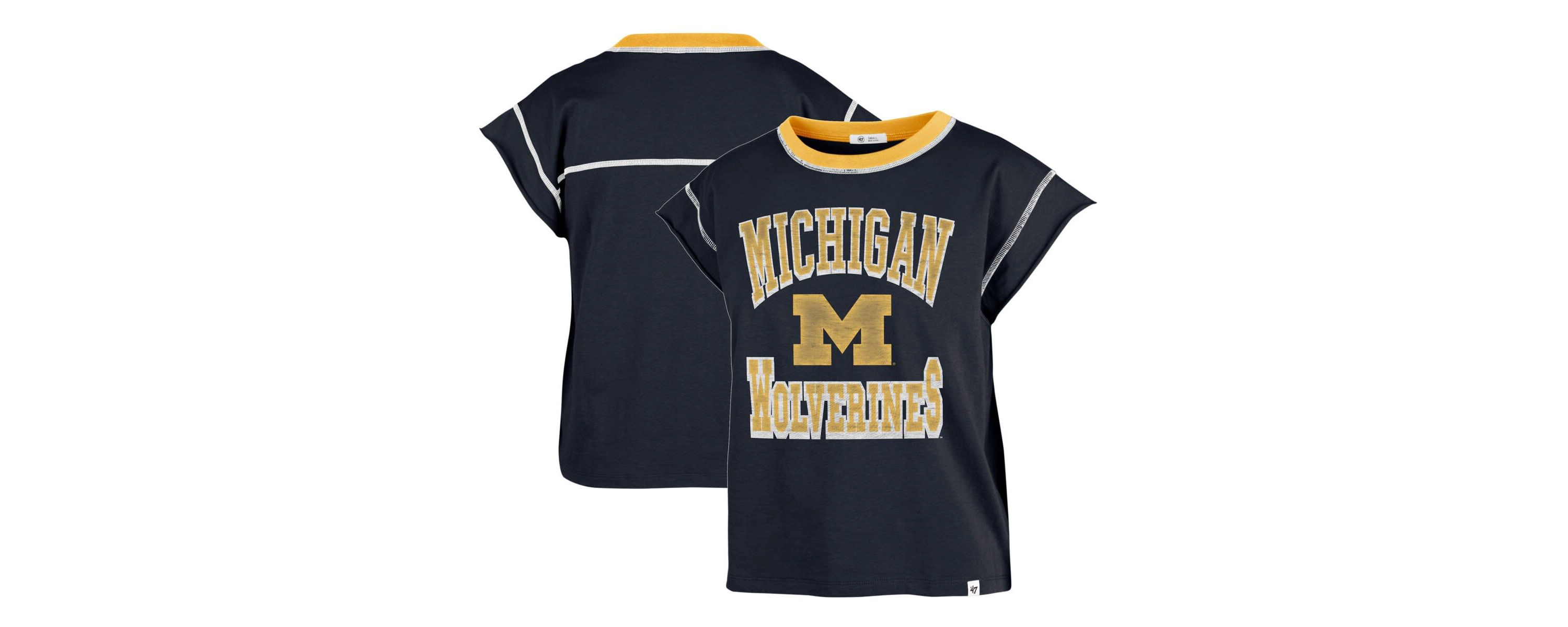 NCAA Michigan Wolverines Sound Up Maya Cutoff T-Shirt