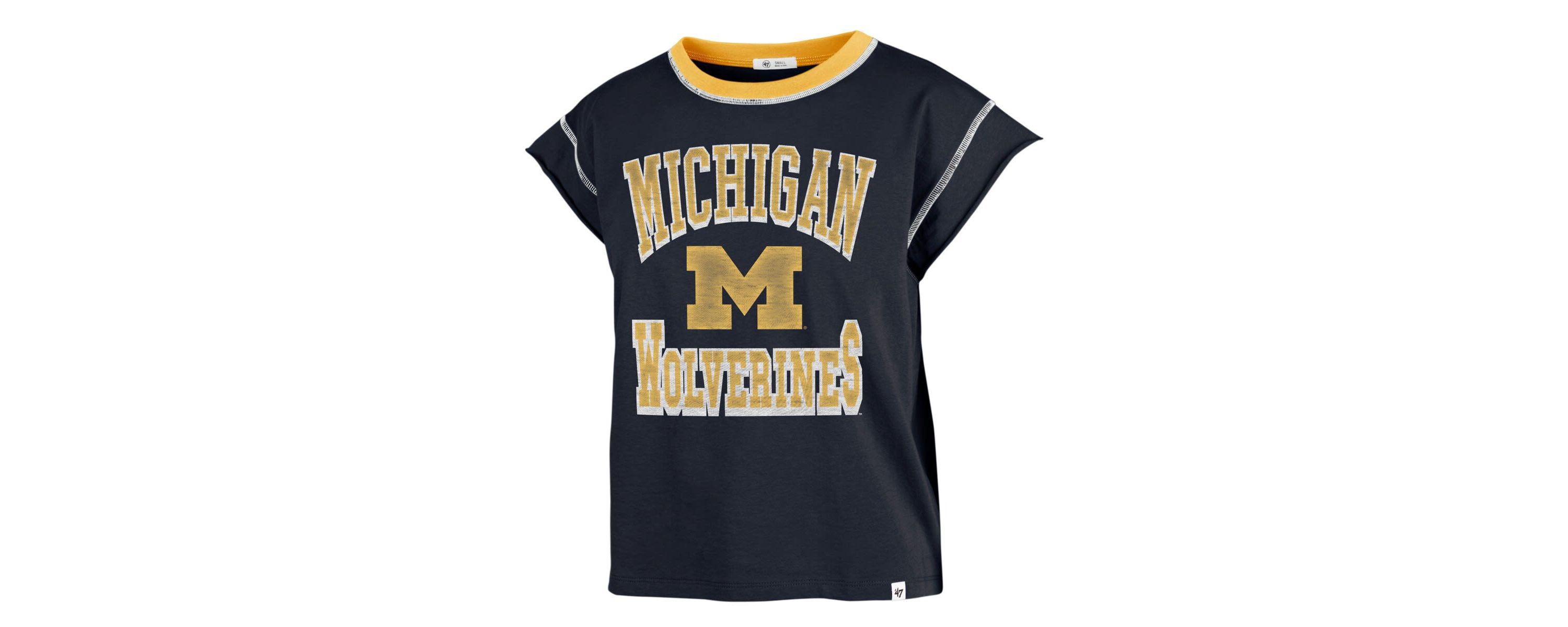 NCAA Michigan Wolverines Sound Up Maya Cutoff T-Shirt