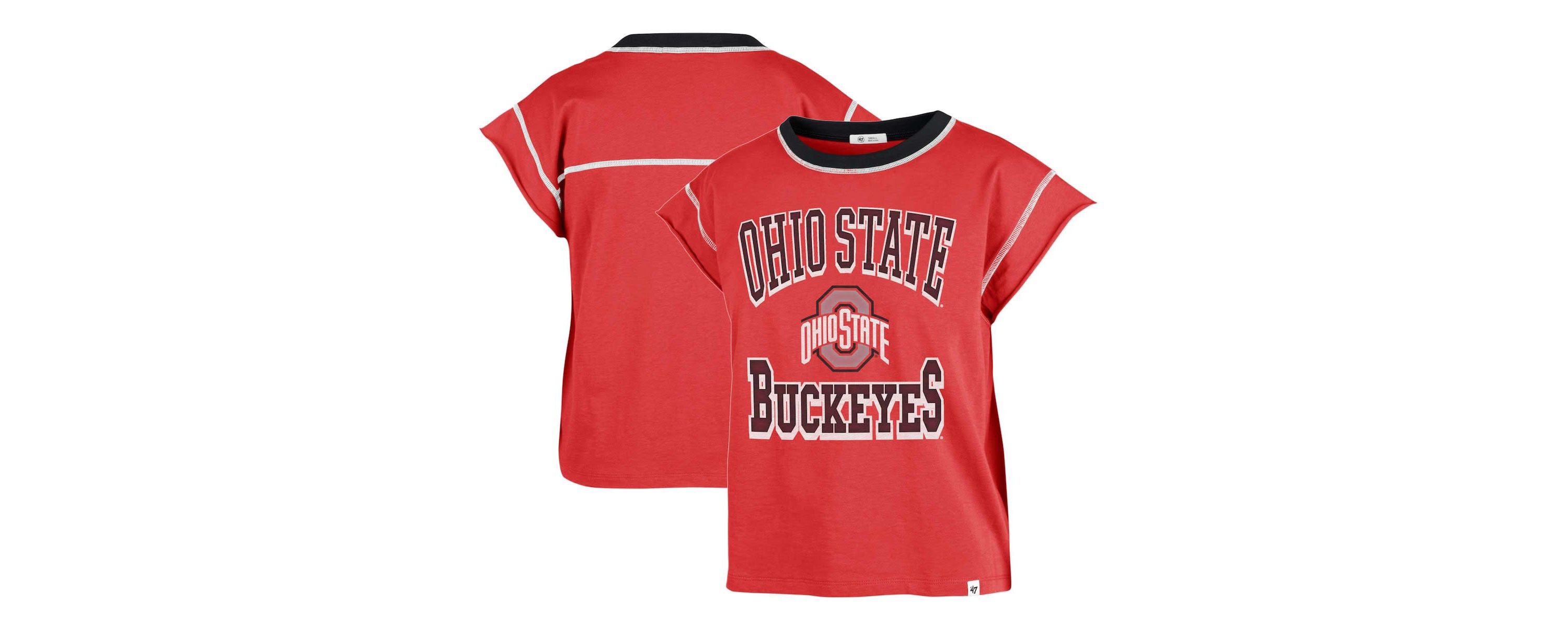 NCAA Ohio State Buckeyes Sound Up Maya Cutoff T-Shirt