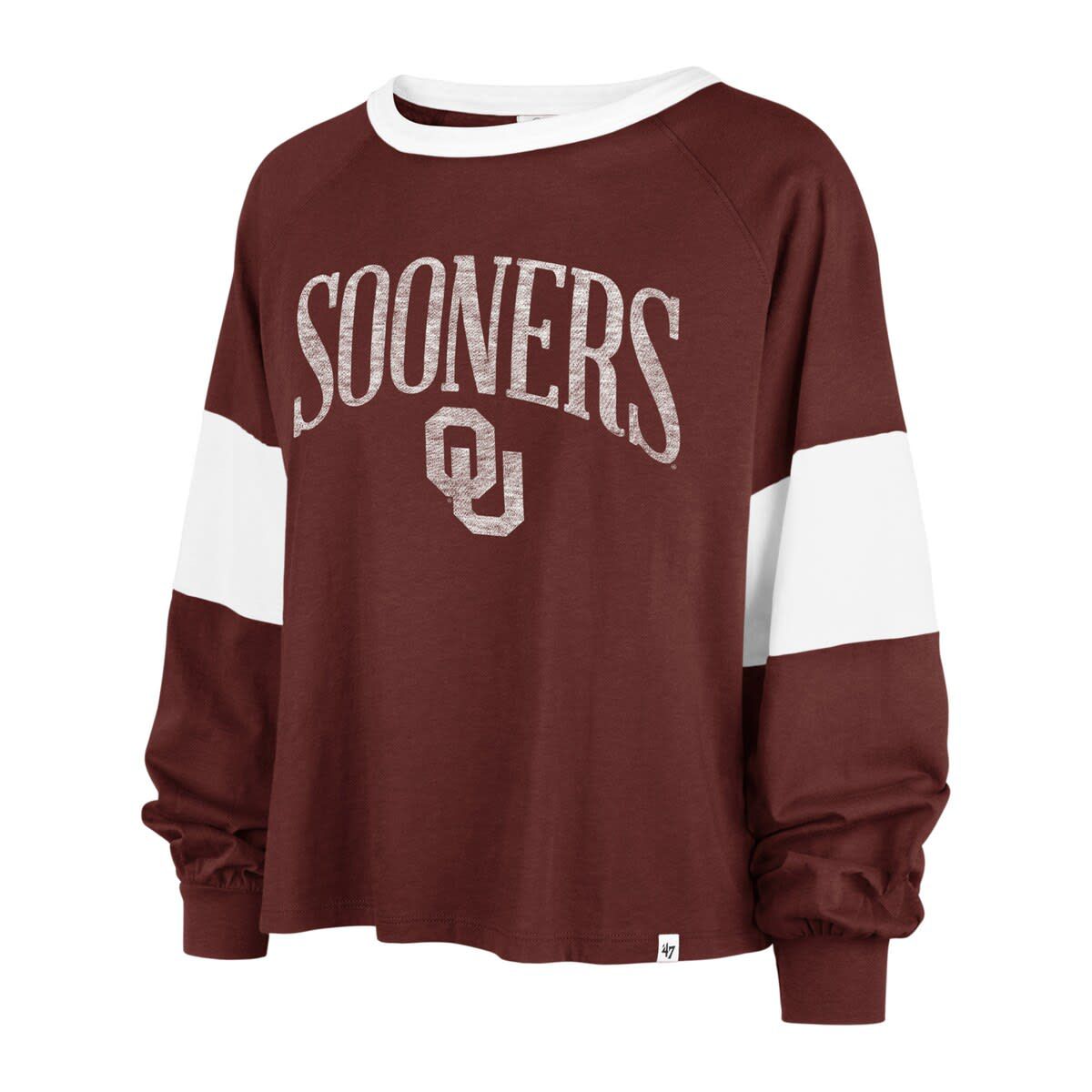 NCAA Oklahoma Sooners Upside Rhea Raglan Long Sleeve T-Shirt