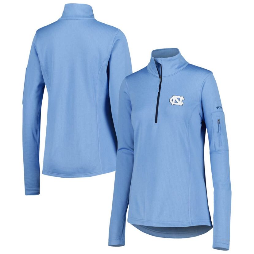 NCAA Light North Carolina Tar Heels Park View Omni-Wick Half-Zip Top