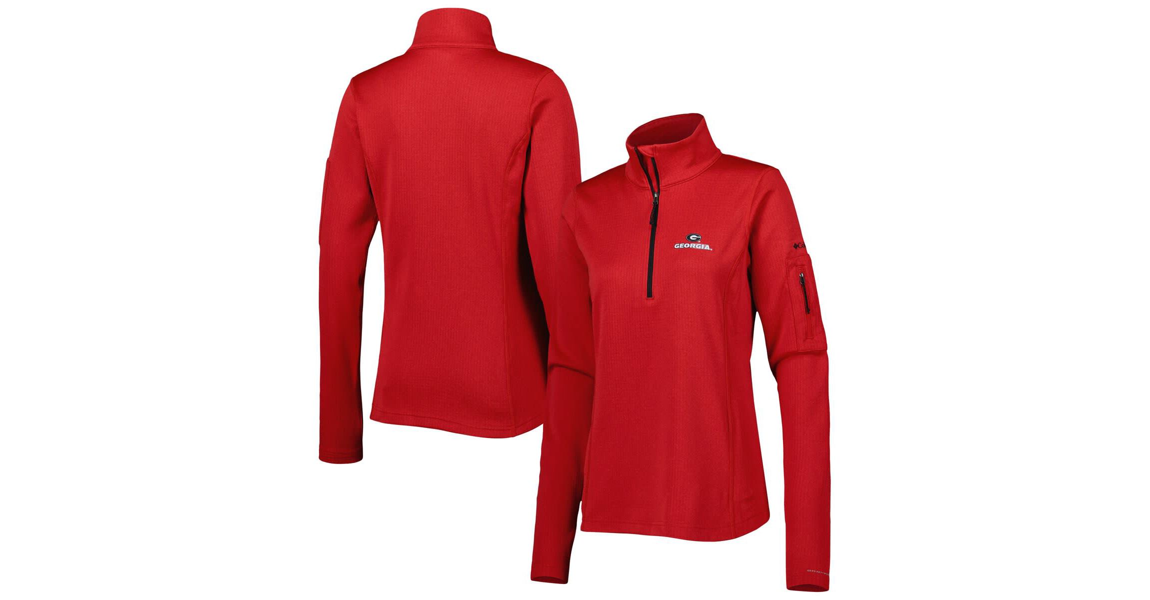 NCAA Georgia Bulldogs Park View Omni-Wick Half-Zip Top