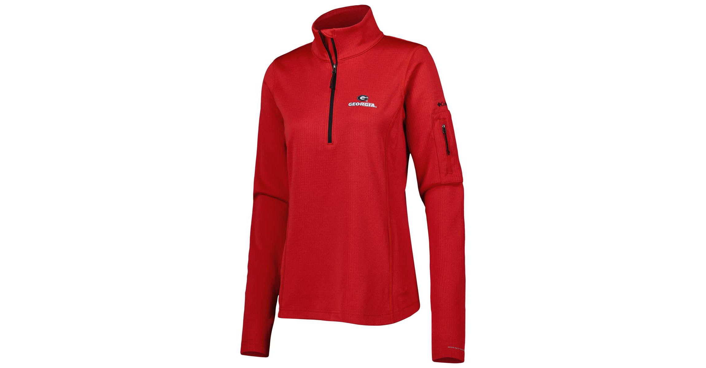 NCAA Georgia Bulldogs Park View Omni-Wick Half-Zip Top