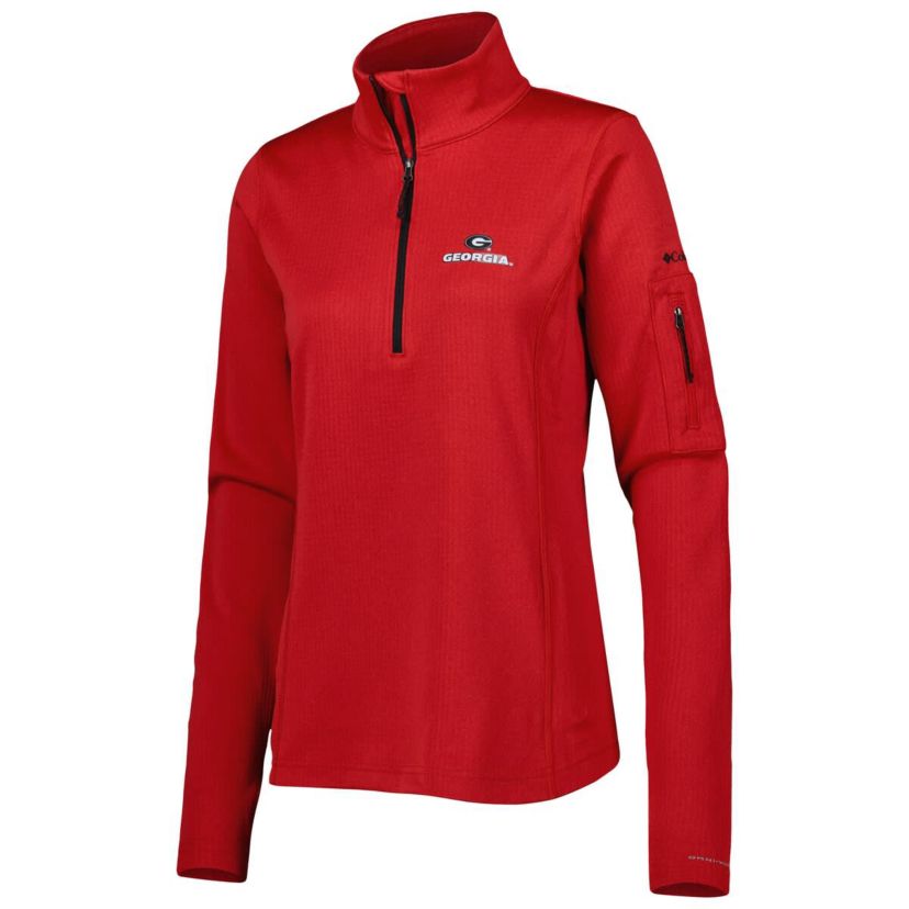 NCAA Georgia Bulldogs Park View Omni-Wick Half-Zip Top