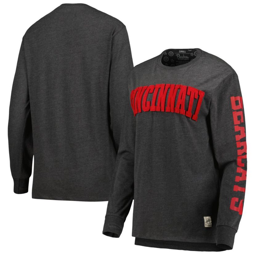 NCAA Cincinnati Bearcats Two-Hit Canyon Long Sleeve T-Shirt