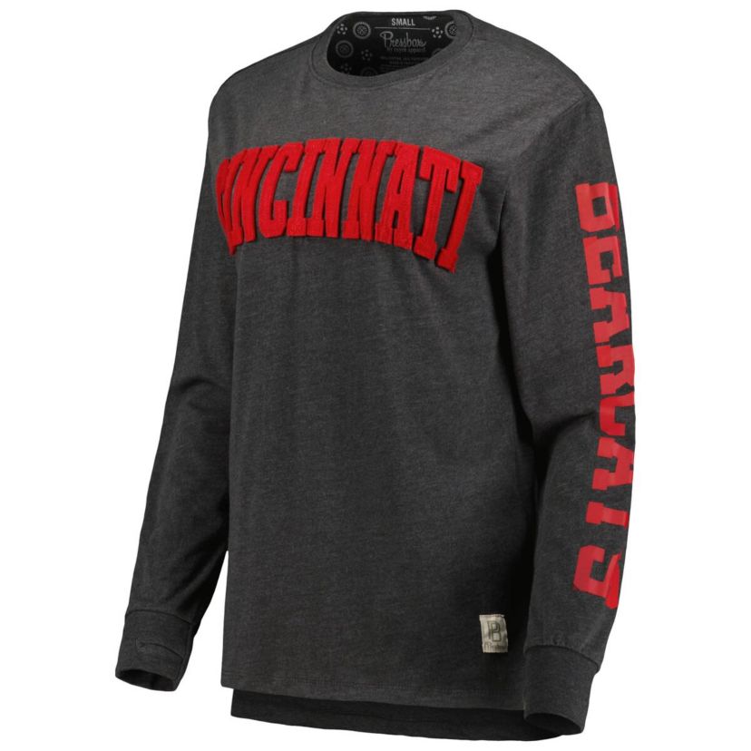 NCAA Cincinnati Bearcats Two-Hit Canyon Long Sleeve T-Shirt