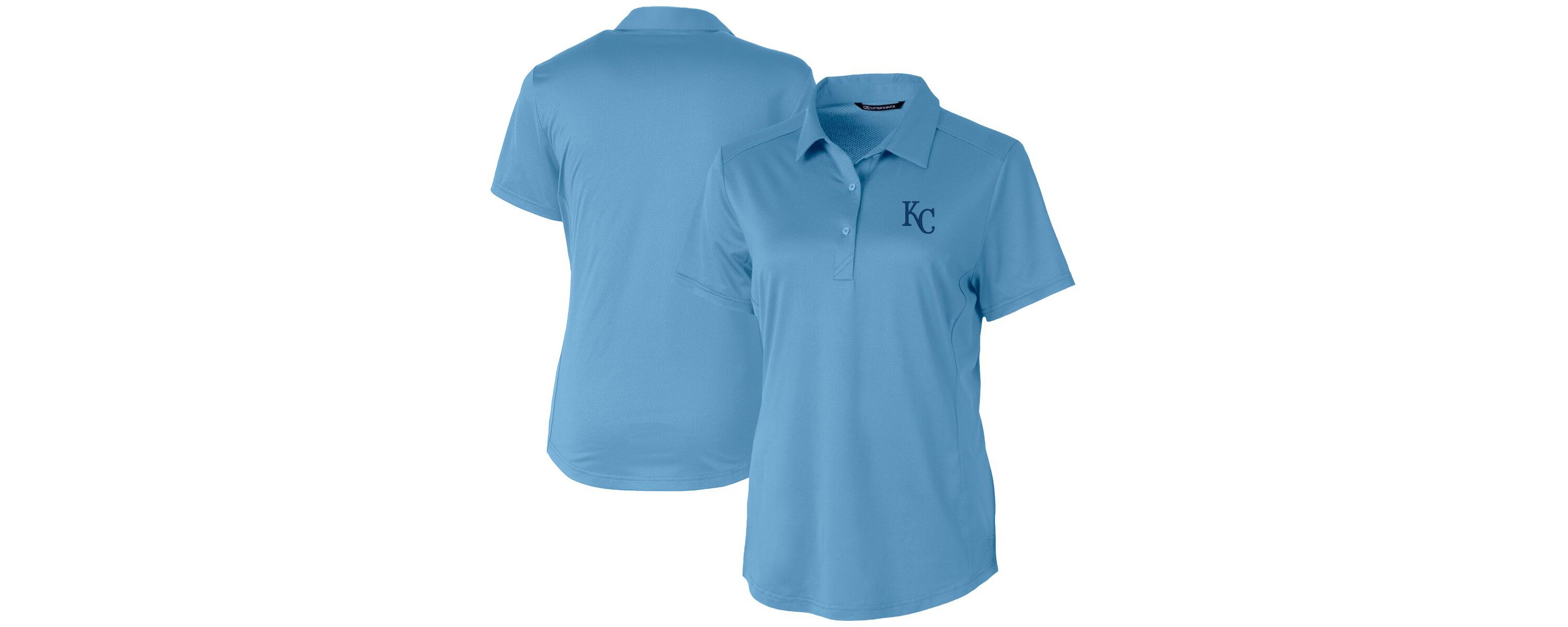 MLB Light Kansas City Royals Prospect Textured Stretch Polo
