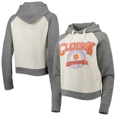 NCAA Clemson Tigers Cody Tri-Bend Raglan Pullover Hoodie