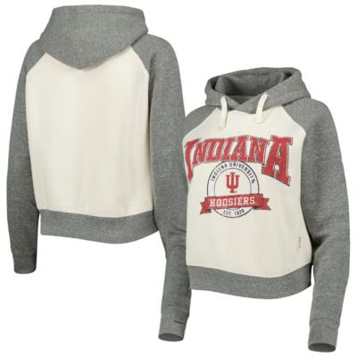 NCAA Indiana Hoosiers Cody Tri-Bend Raglan Pullover Hoodie