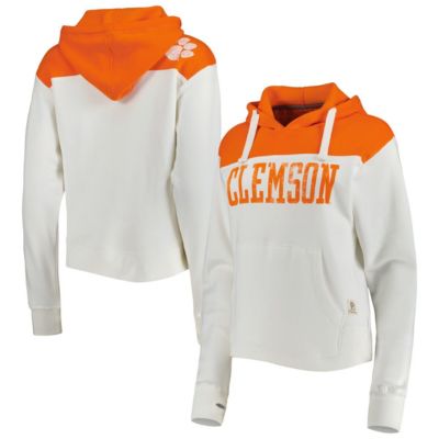 NCAA Clemson Tigers Chicago 2-Hit Yoke Pullover Hoodie