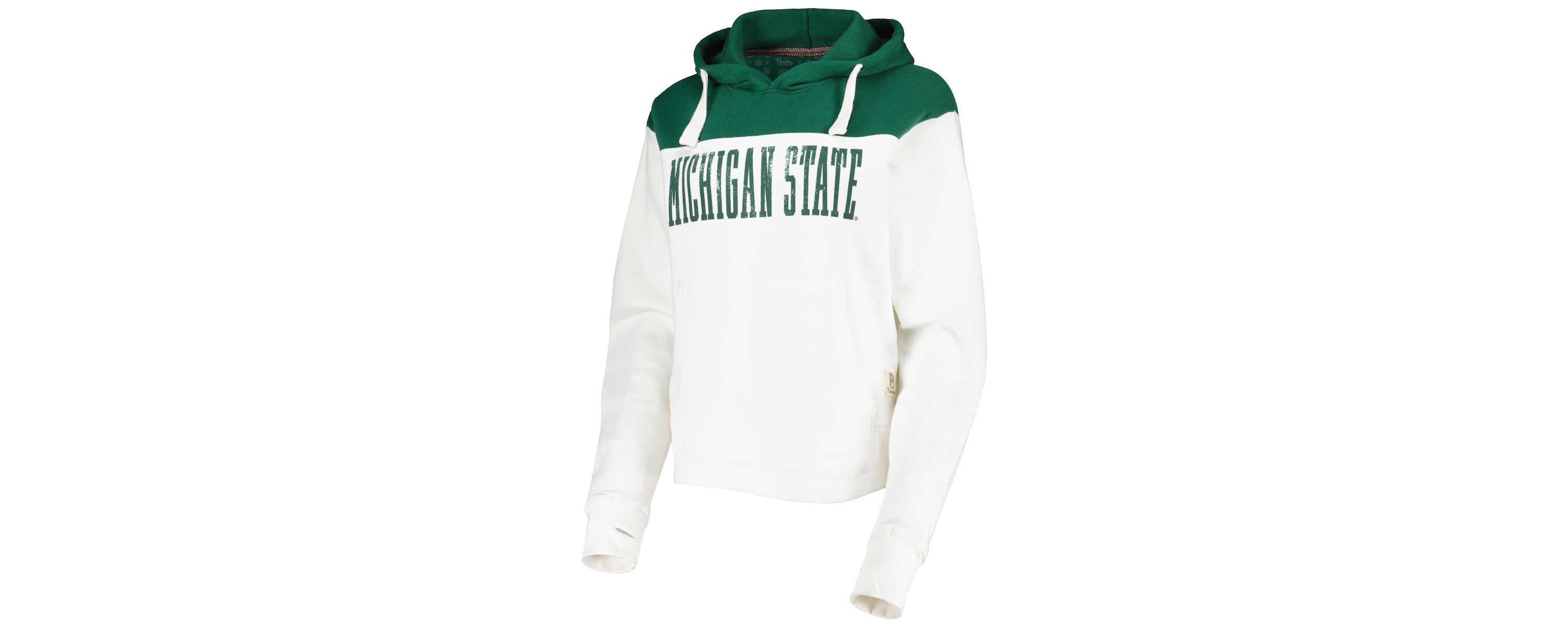 NCAA Michigan State Spartans Chicago 2-Hit Yoke Pullover Hoodie