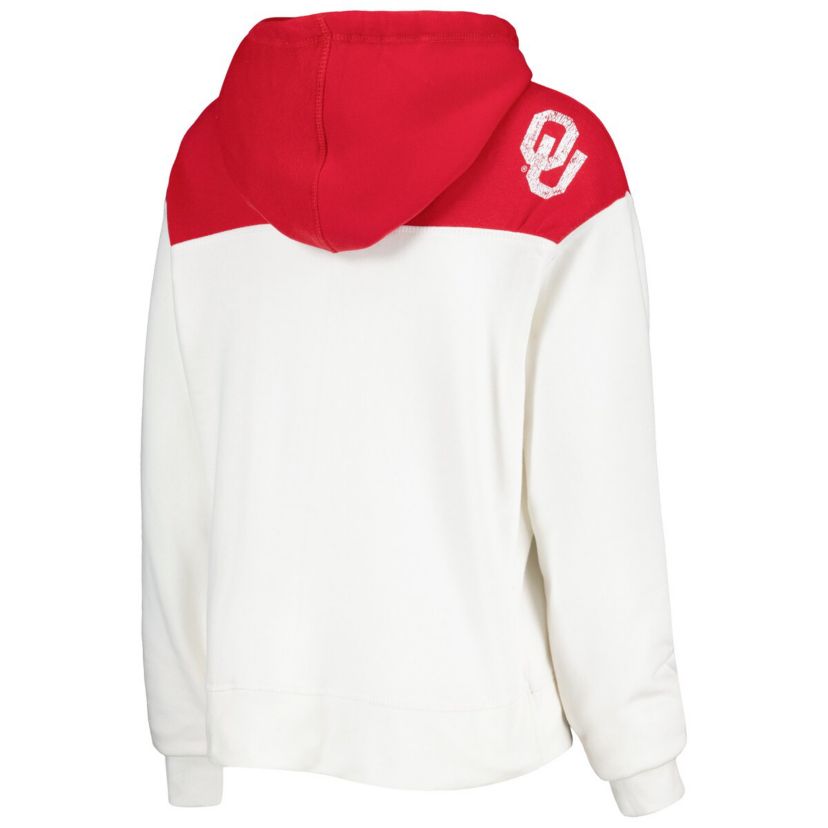 NCAA Oklahoma Sooners Chicago 2-Hit Yoke Pullover Hoodie