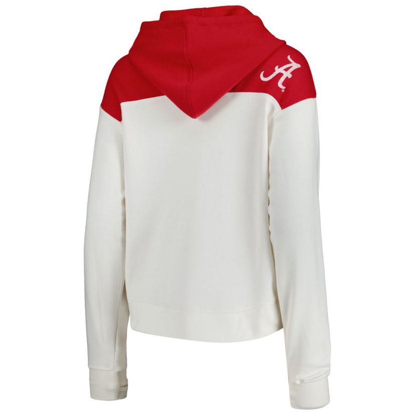 Alabama Crimson Tide NCAA Alabama Tide Chicago 2-Hit Yoke Pullover Hoodie
