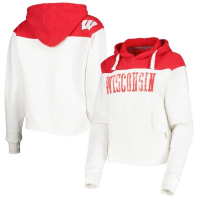 NCAA Wisconsin Badgers Chicago 2-Hit Yoke Pullover Hoodie