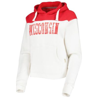 NCAA Wisconsin Badgers Chicago 2-Hit Yoke Pullover Hoodie