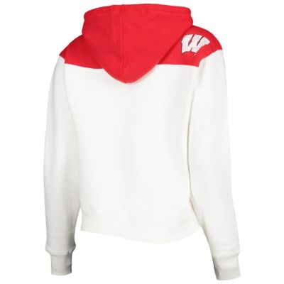 NCAA Wisconsin Badgers Chicago 2-Hit Yoke Pullover Hoodie