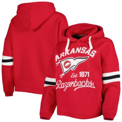 NCAA Arkansas Razorbacks Super Pennant Pullover Hoodie