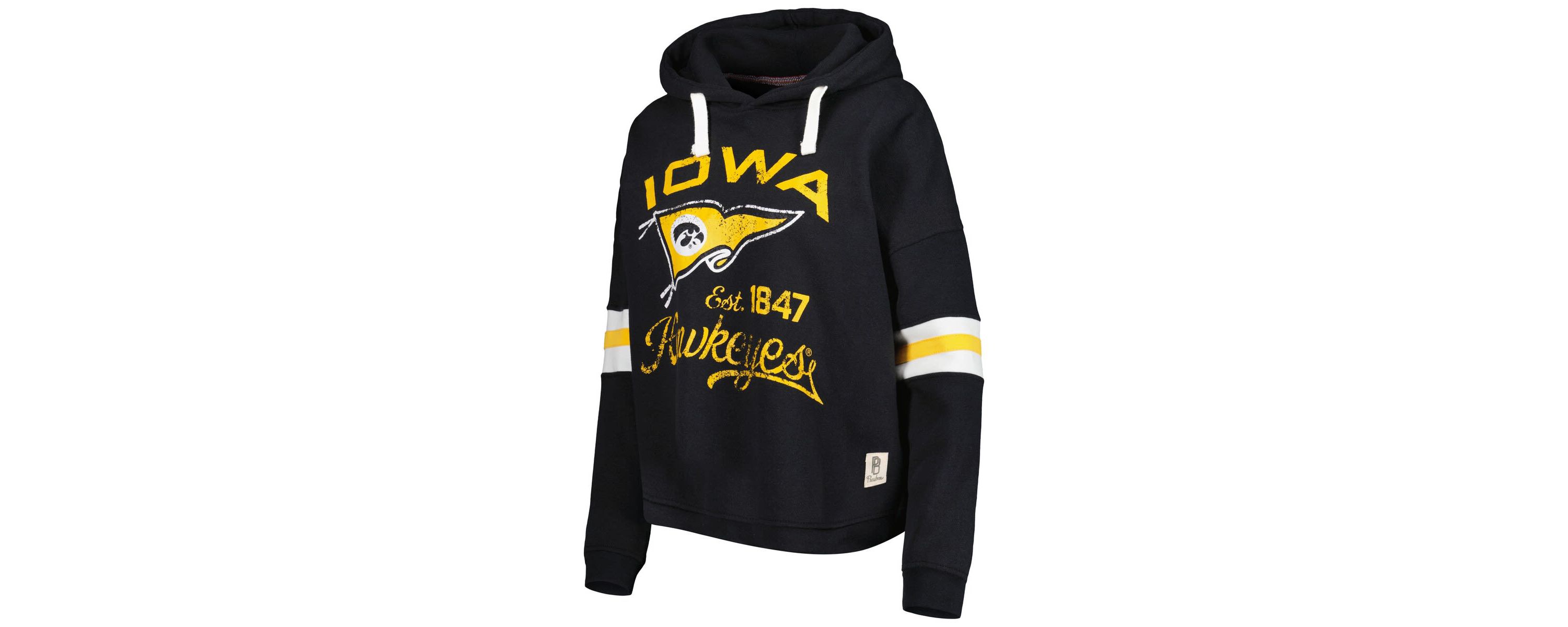 NCAA Iowa Hawkeyes Super Pennant Pullover Hoodie