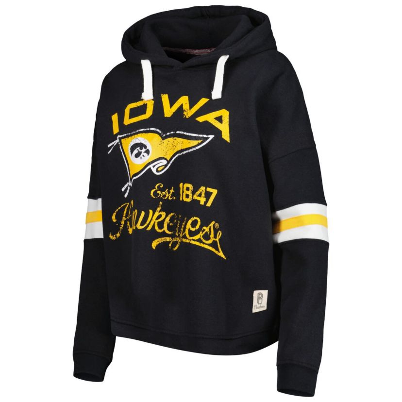 NCAA Iowa Hawkeyes Super Pennant Pullover Hoodie