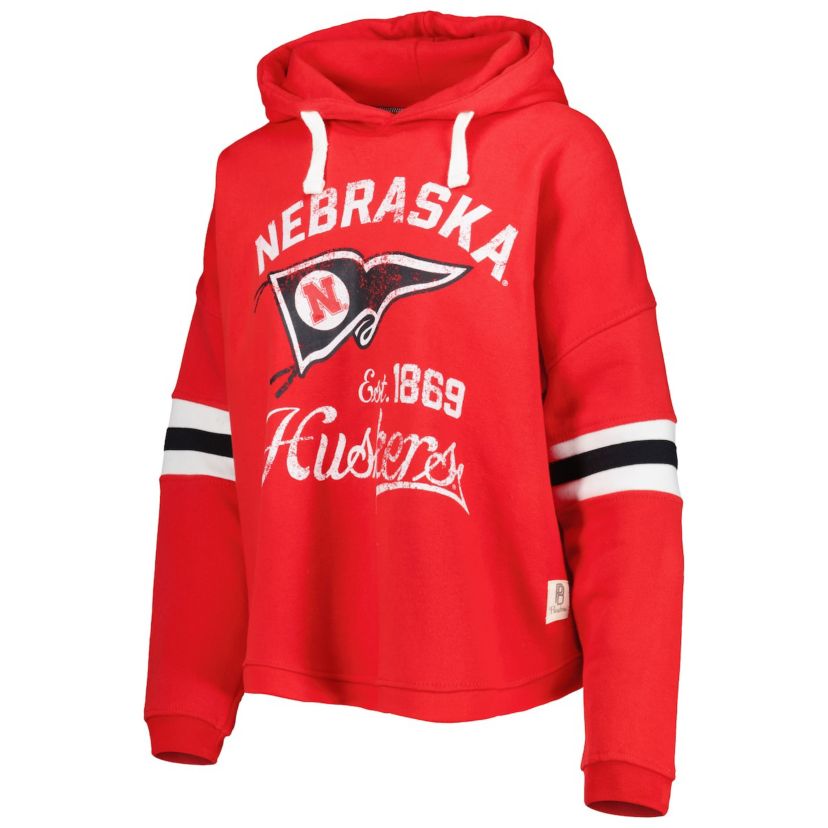 NCAA Nebraska Huskers Super Pennant Pullover Hoodie