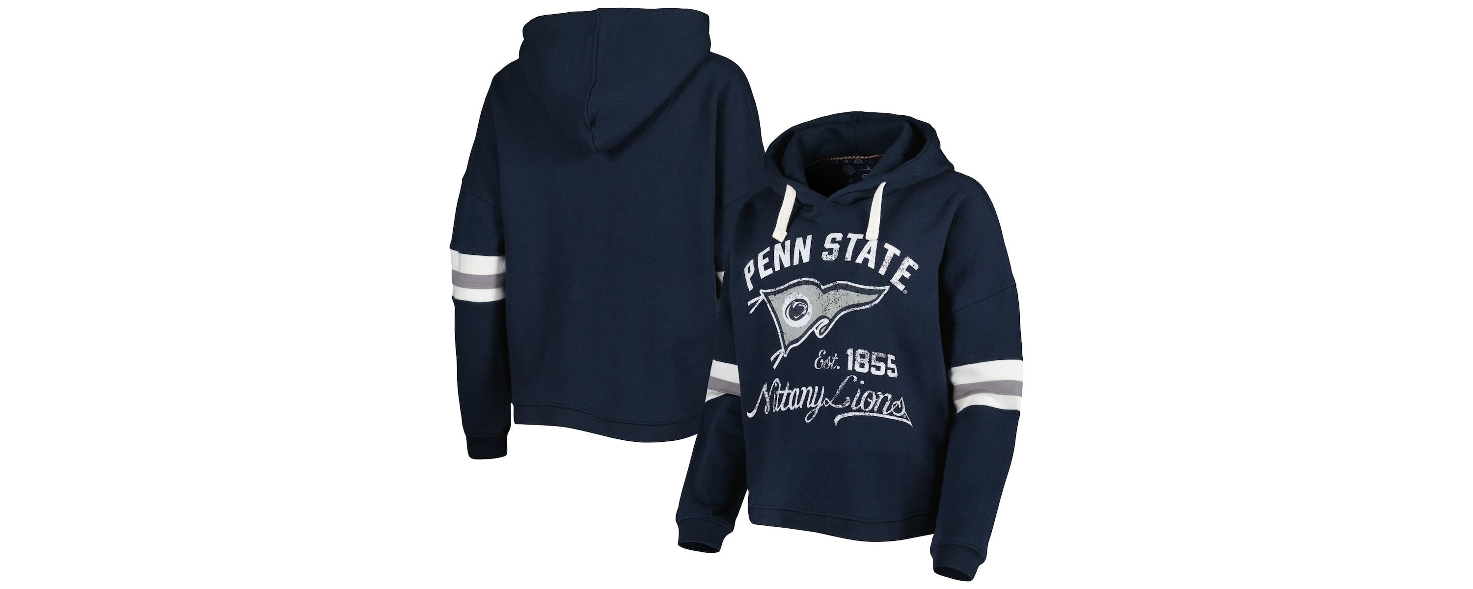 NCAA Penn State Nittany Lions Super Pennant Pullover Hoodie