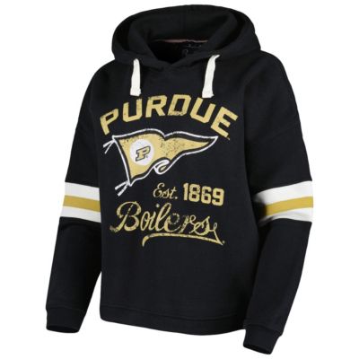 NCAA Purdue Boilermakers Super Pennant Pullover Hoodie