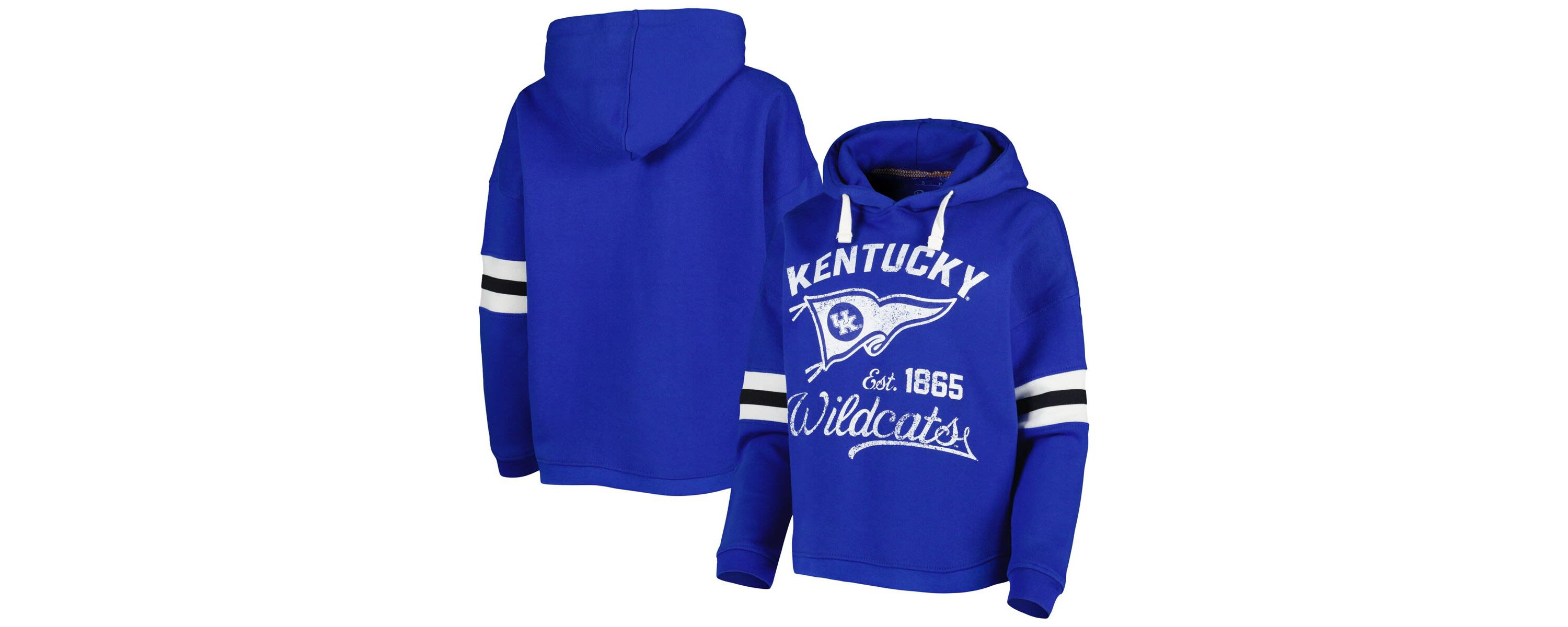 NCAA Kentucky Wildcats Super Pennant Pullover Hoodie