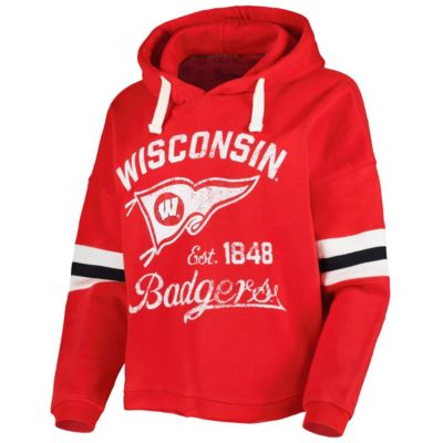 NCAA Wisconsin Badgers Super Pennant Pullover Hoodie