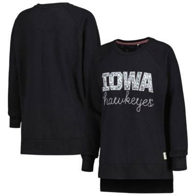 NCAA Iowa Hawkeyes Steamboat Animal Print Raglan Pullover Sweatshirt