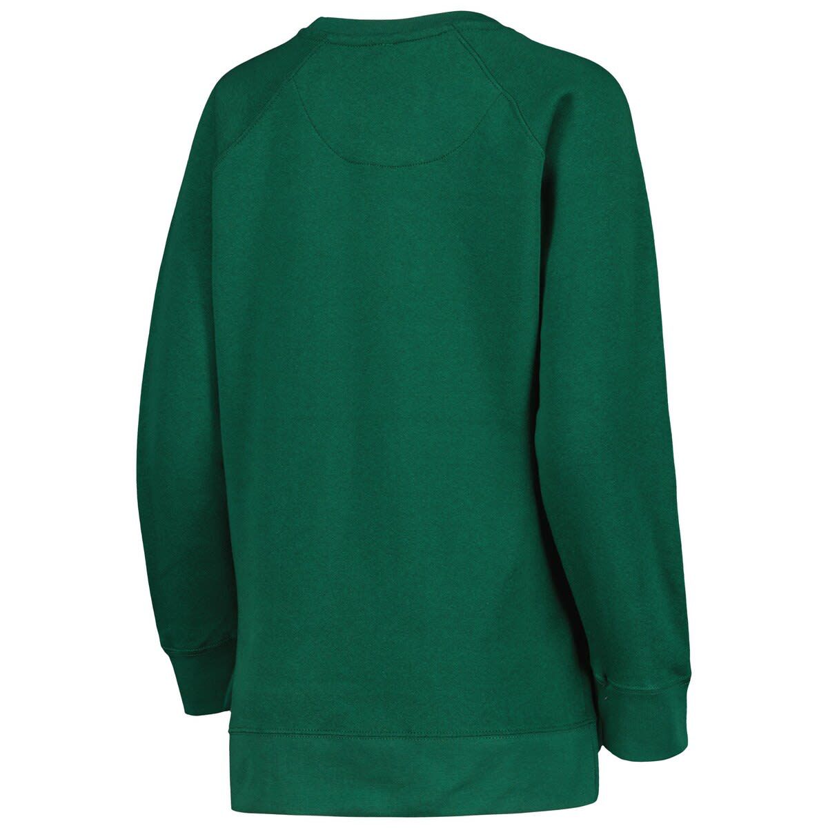 NCAA Michigan State Spartans Steamboat Animal Print Raglan Pullover Sweatshirt