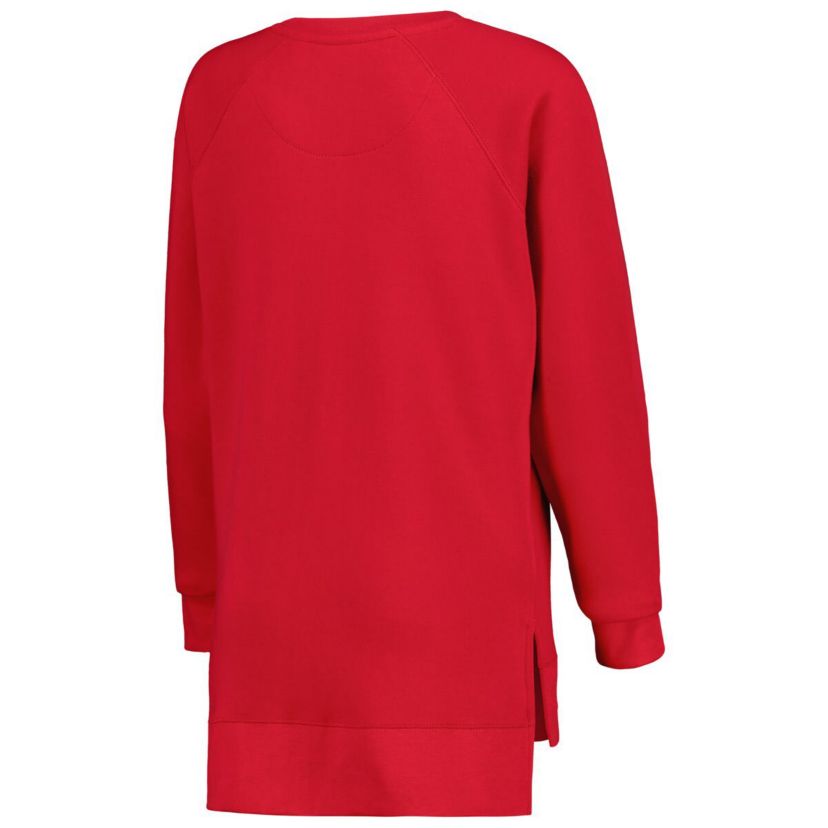 NCAA Oklahoma Sooners Steamboat Animal Print Raglan Pullover Sweatshirt