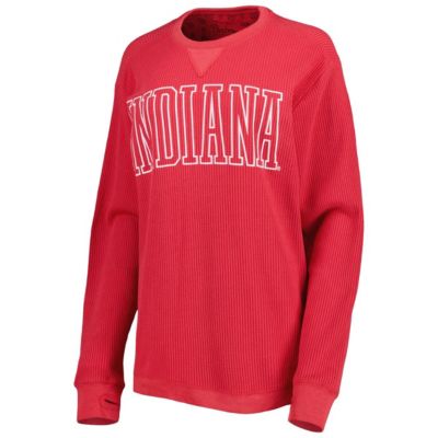 NCAA Indiana Hoosiers Surf Plus Southlawn Waffle-Knit Thermal Tri-Blend Long Sleeve T-Shirt