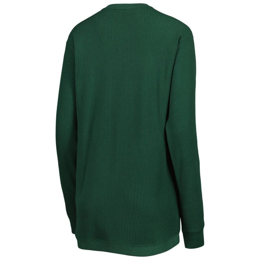 NCAA Michigan State Spartans Surf Plus Size Southlawn Waffle-Knit Thermal Tri-Blend Long Sleeve T-Shirt