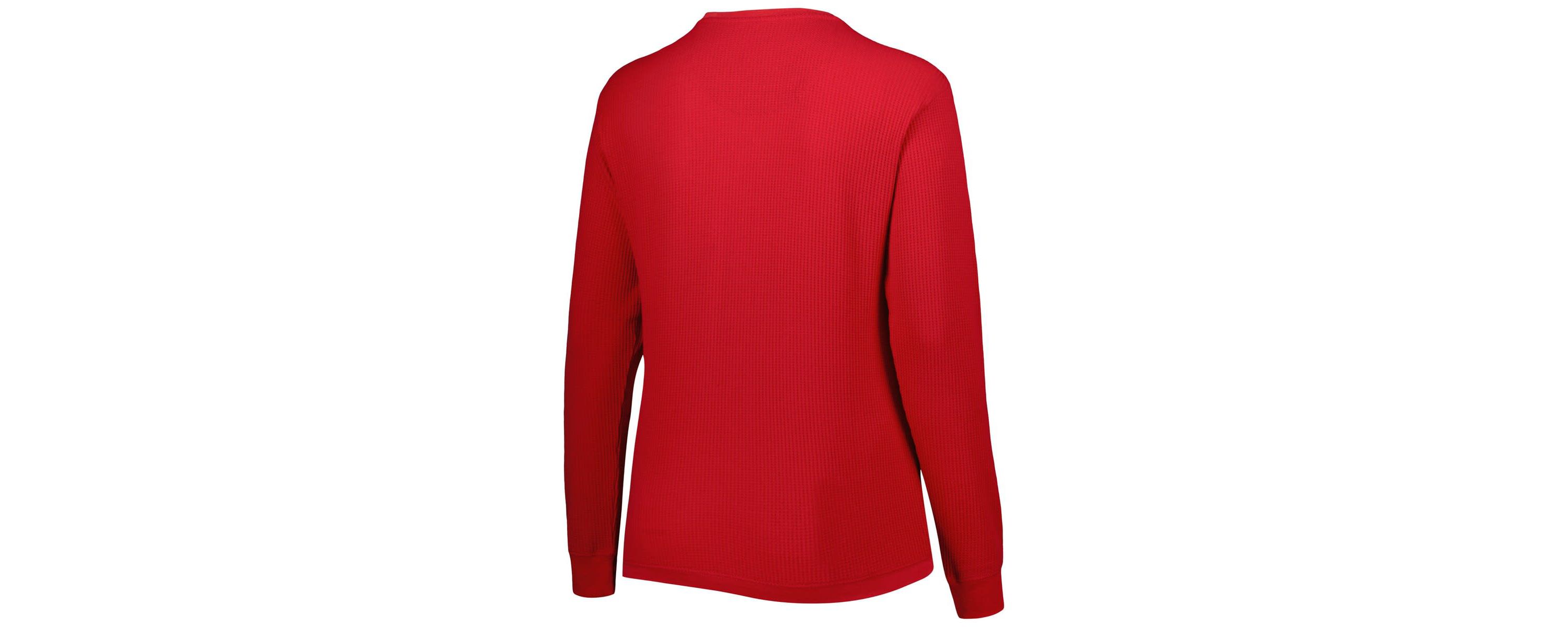 NCAA Georgia Bulldogs Surf Plus Size Southlawn Waffle-Knit Thermal Tri-Blend Long Sleeve T-Shirt