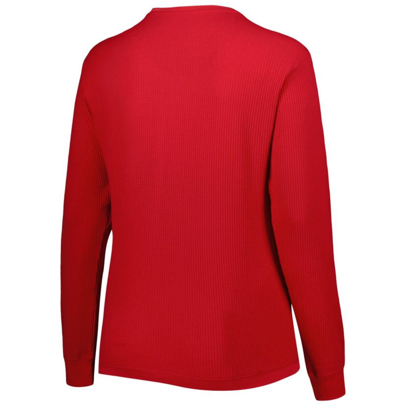 NCAA Georgia Bulldogs Surf Plus Size Southlawn Waffle-Knit Thermal Tri-Blend Long Sleeve T-Shirt