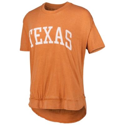 NCAA Burnt Texas Longhorns Arch Poncho T-Shirt
