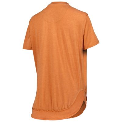NCAA Burnt Texas Longhorns Arch Poncho T-Shirt