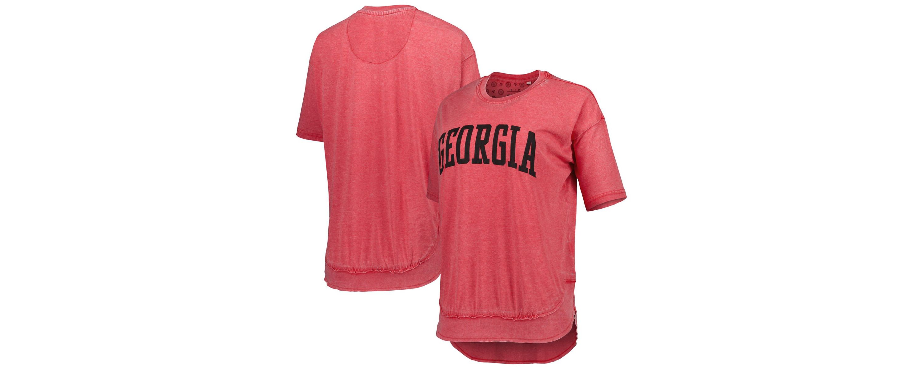 NCAA Georgia Bulldogs Arch Poncho T-Shirt