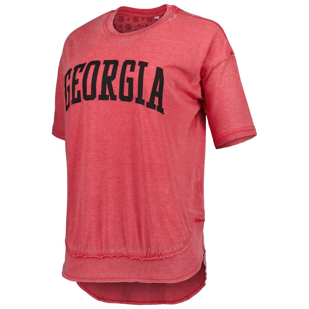 NCAA Georgia Bulldogs Arch Poncho T-Shirt