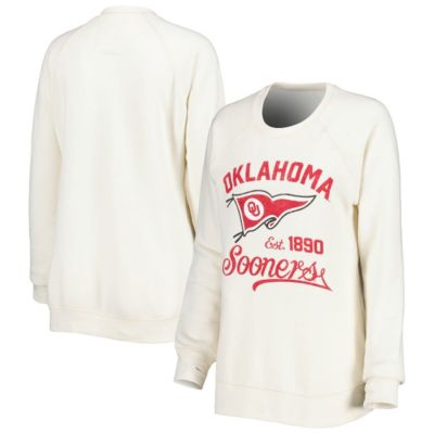 NCAA Oklahoma Sooners Old Standard Pennant Knobi Raglan Pullover Sweatshirt