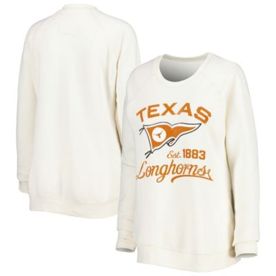 NCAA Texas Longhorns Old Standard Pennant Knobi Raglan Pullover Sweatshirt